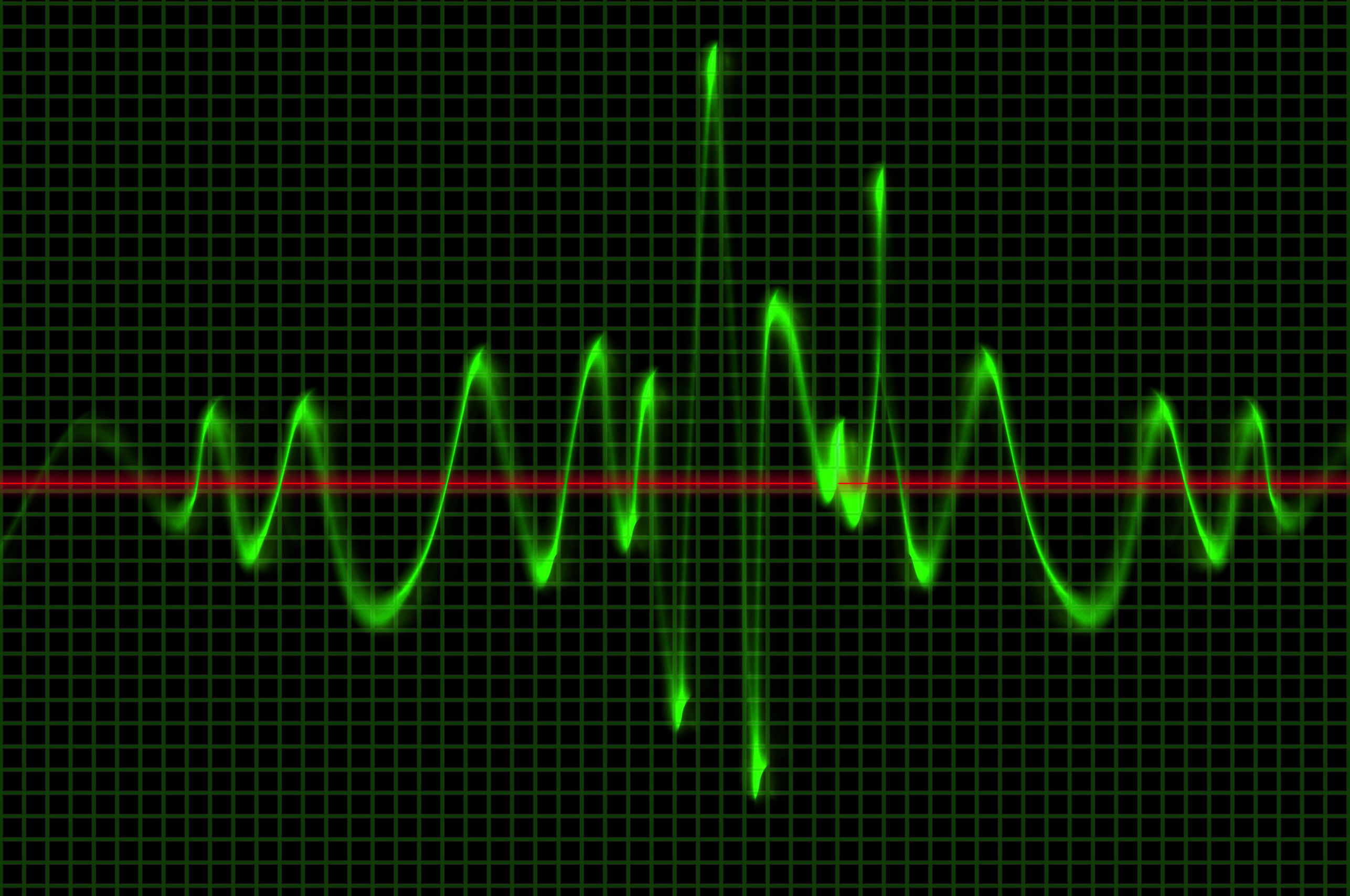 Radio Wave Oscilloscope Pattern