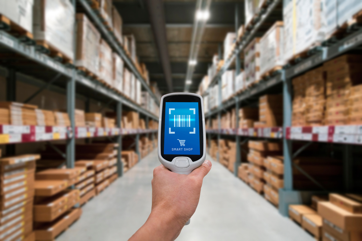 Smart device warehouse scan and go